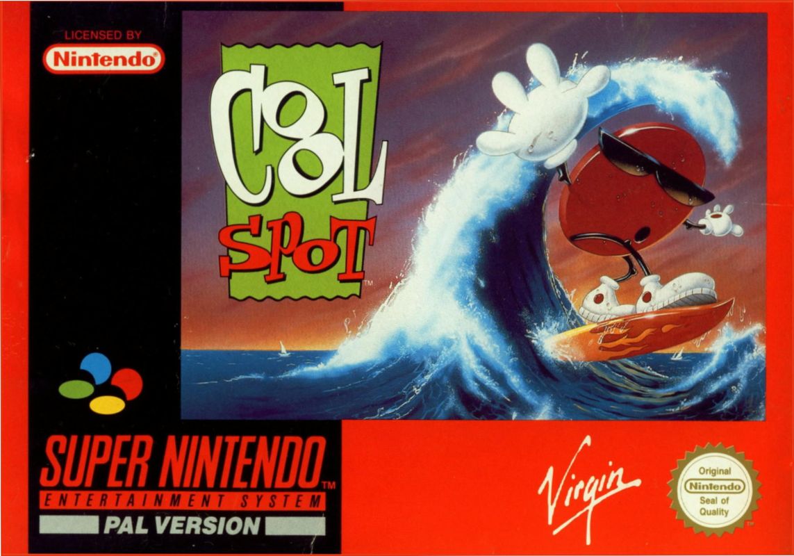 Cool Spot box art for Sega Mega Drive